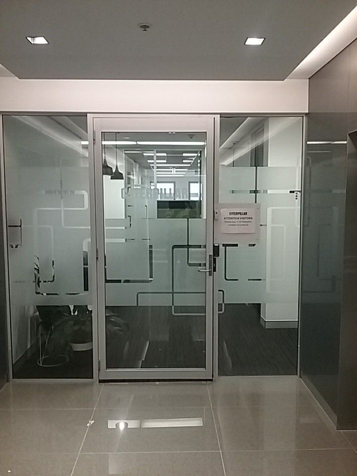 glass doors